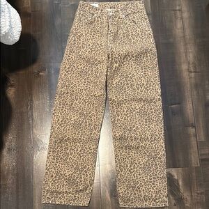 Leopard Print Women's Jeans
